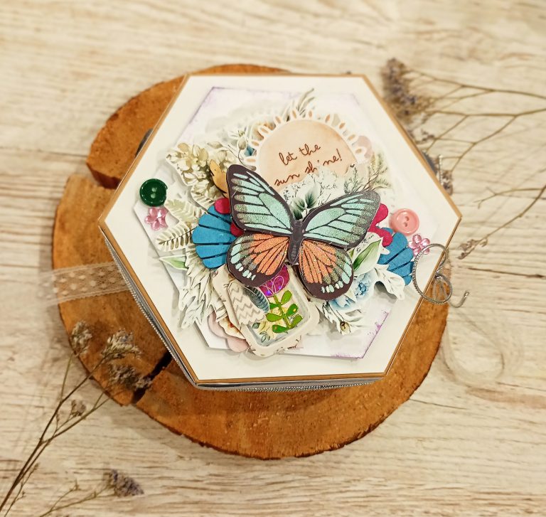 SCRAPBOOKINGOWE PUDEŁKO SKARBÓW